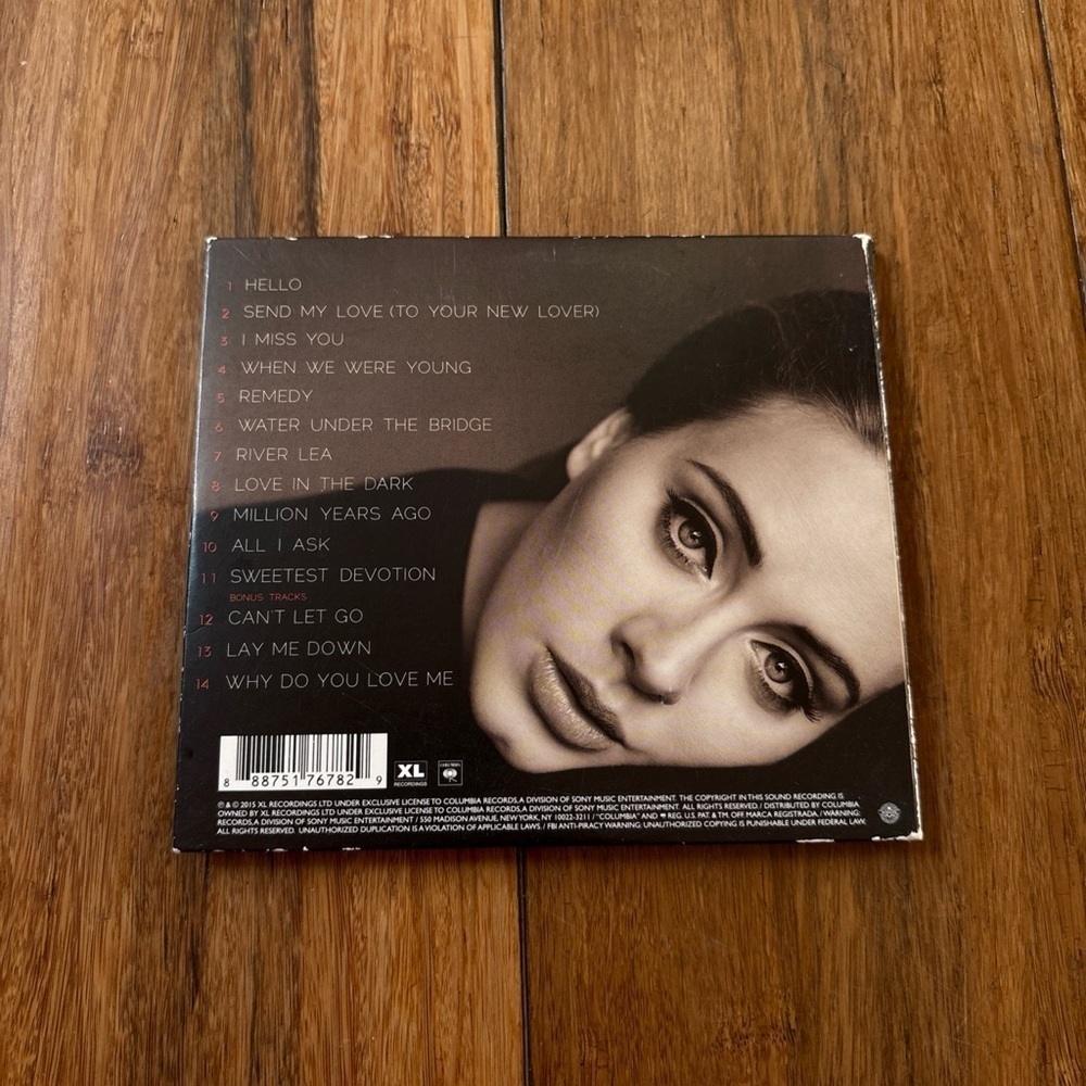 Adele ‎– 25 Target Deluxe Edition CD 2015 - Picture 3 of 9